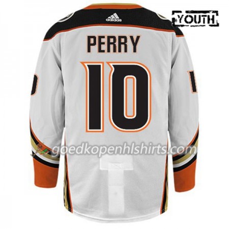 Anaheim Ducks COREY PERRY 10 Adidas Wit Authentic Shirt - Kinderen